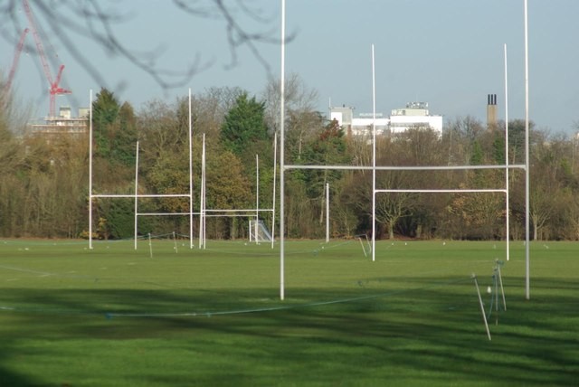 Goals : a picture of rugby goalposts